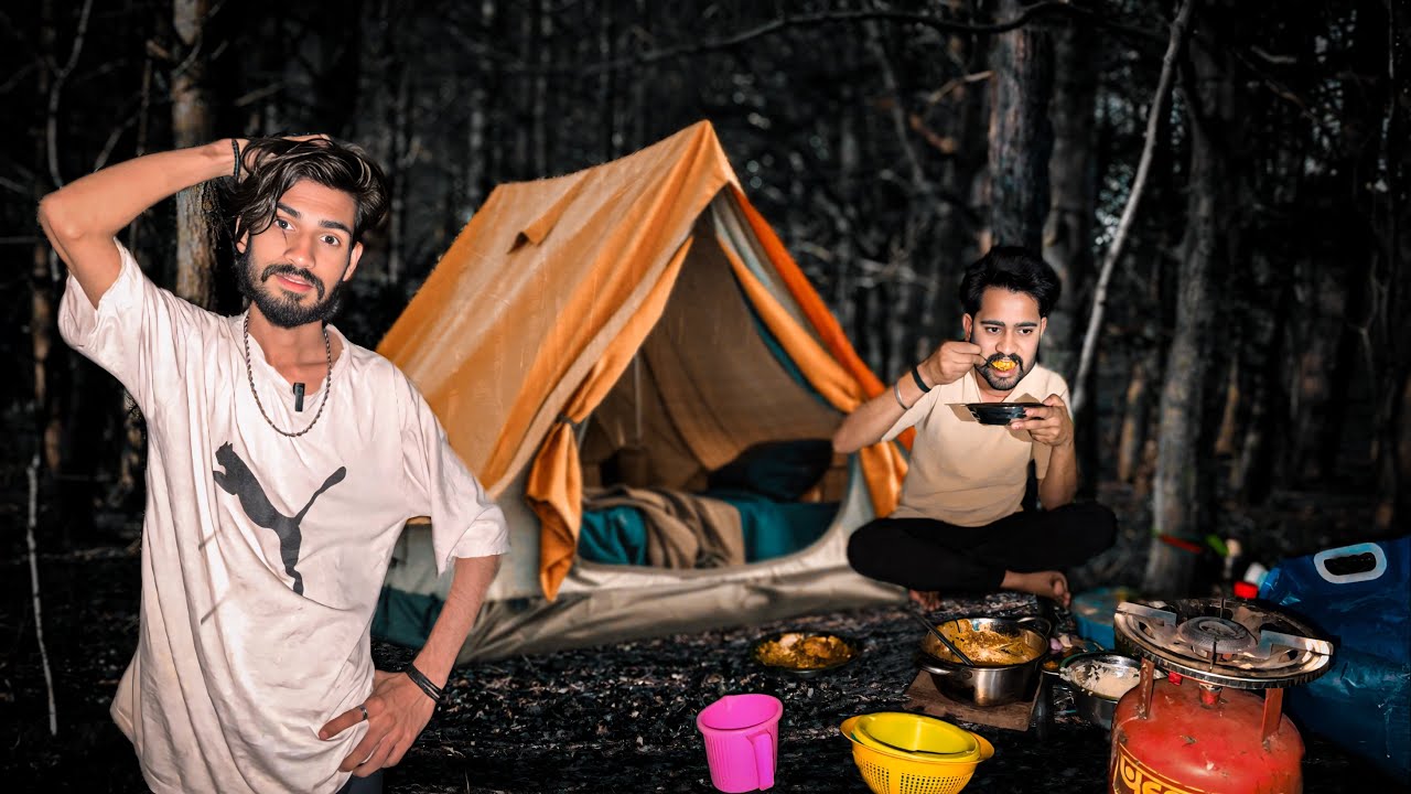 Bhai aaj to jungal me neelgay  dikh gya 🦌jungl me cemping ki 