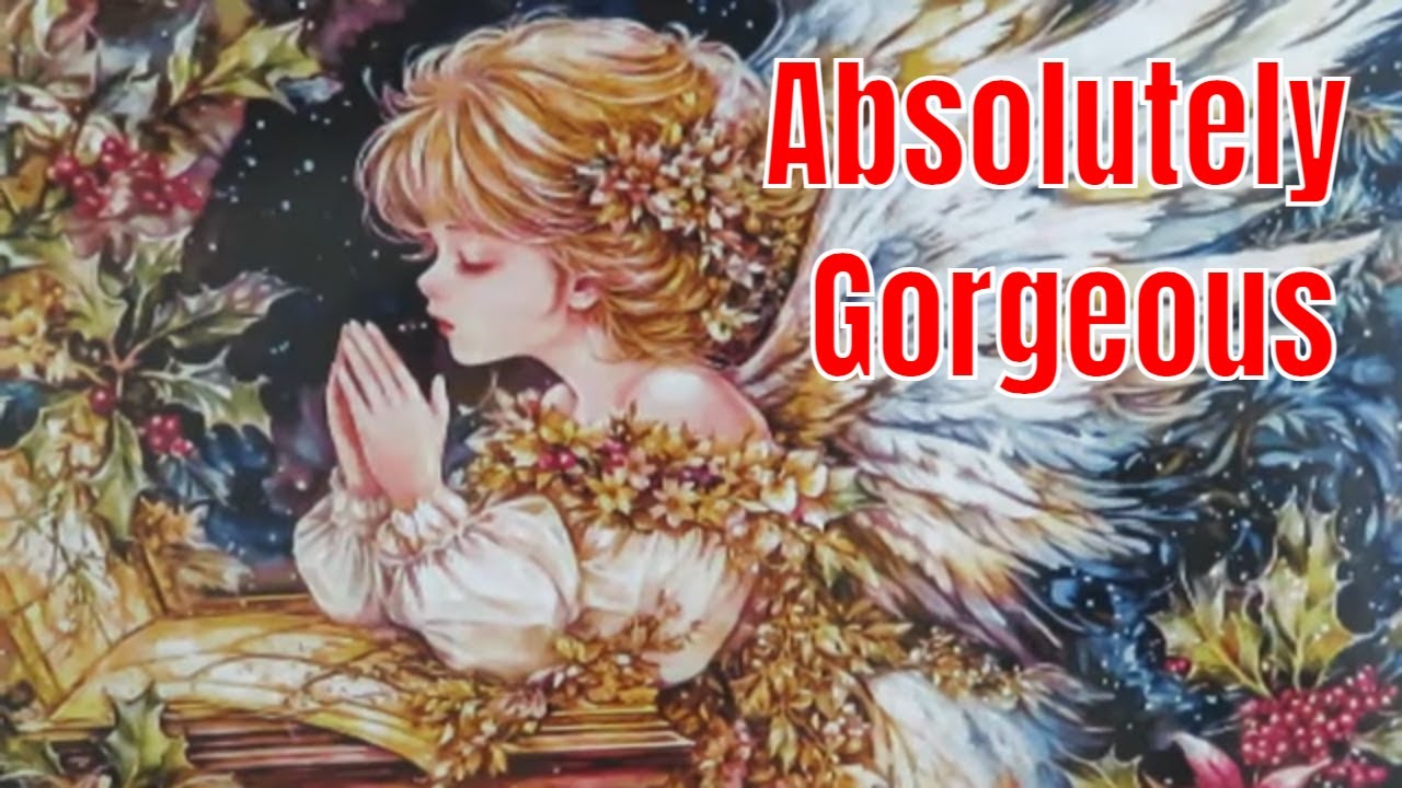 Painting Fairy Cross Stitch Review Christmas Angel #paintingfairy #crossstitch