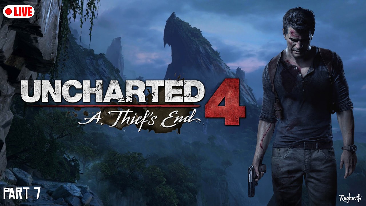 Darke and Elena | Uncharted 4 | Hindi Walkthrough | Part VII | Live