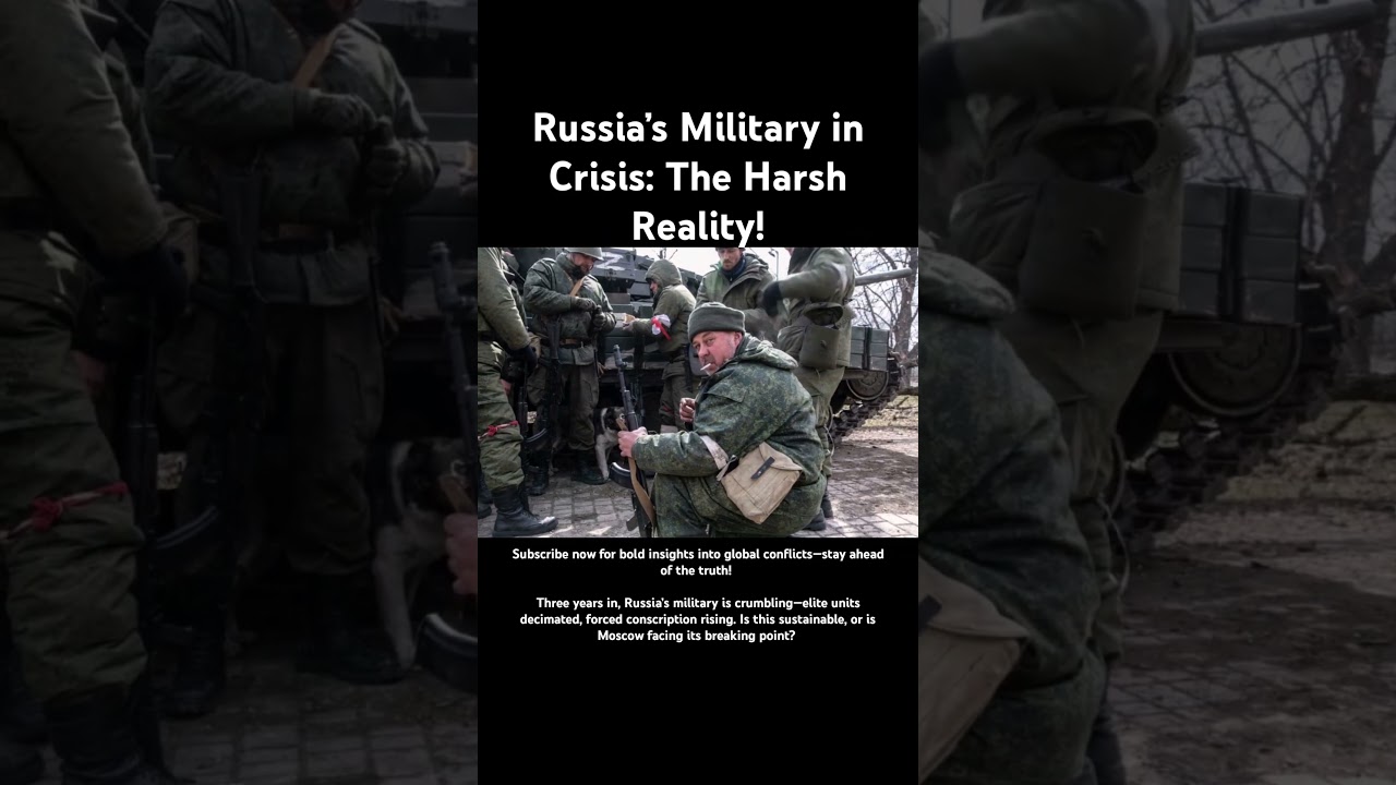 Russia&rsquo;s Military in Crisis: The Harsh Reality! #RussiaUkraineWar #MilitaryCrisis