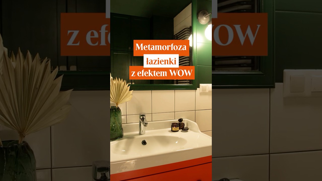 Metamorfoza łazienki z Tikkurila &ndash; malowanie płytek, mebli i sufitu