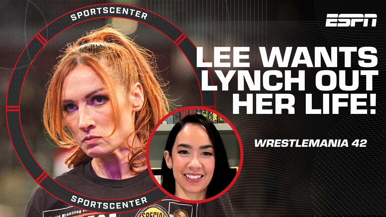 Эй Джей Ли намерена унизить Бекки Линч во время матча-реванша на WrestleMania 42 😮 | SportsCenter