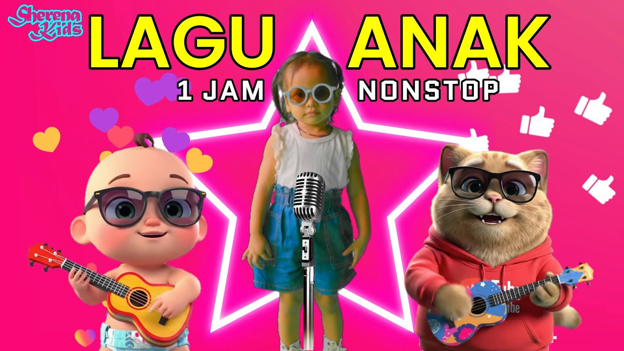 1 Jam NONSTOP Kumpulan Lagu Anak Indonesia Viral & Populer 2025 | Sherena Kids