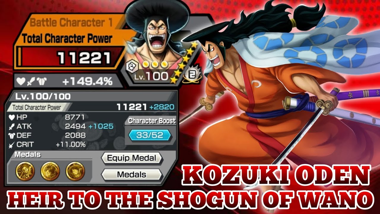 KOZUKI ODEN GAMEPLAY | ONE PIECE BOUNTY RUSH | OPBR