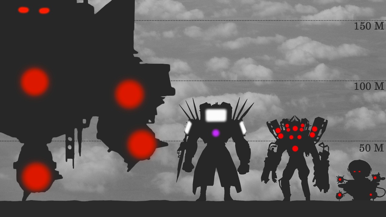 Skibidi Toilet | Ultimate Size Comparison 2025 (Episode 1-79)