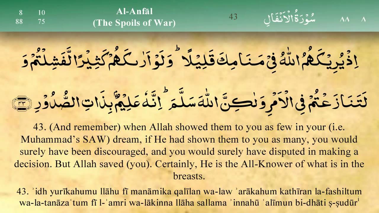 008   Surah Al Anfal by Mishary Al Afasy (iRecite)