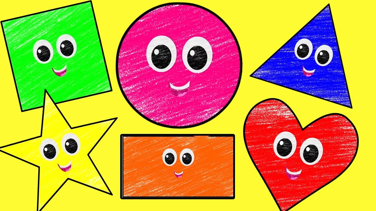 Chanson des formes | Dessins anim&eacute;s &eacute;ducatifs | Comptines pour b&eacute;b&eacute; | Vid&eacute;os pr&eacute;scolaires
