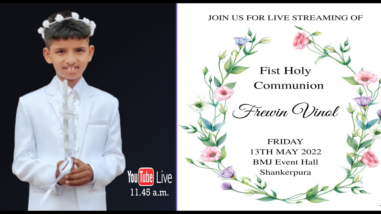 1st HOLY COMMUNION // FREWIN VINOL
