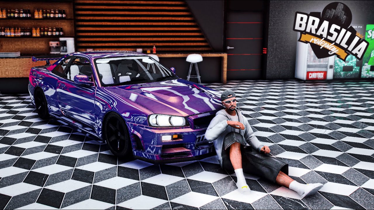 Deixei o SKYLINE R34 full!!!! Brasília RP #38
