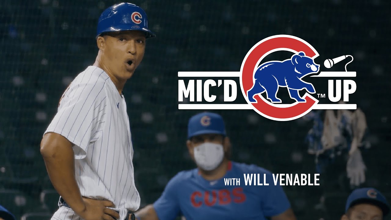 Cubs Third Base Coach Will Venable is Mic'd Up