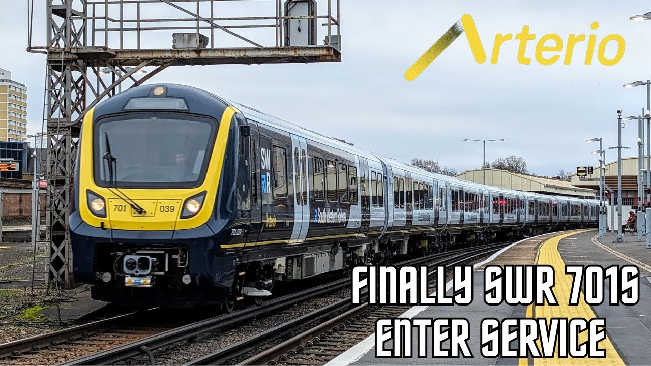 FINALLY South Western Railway Class 701s enter service  02/02/24