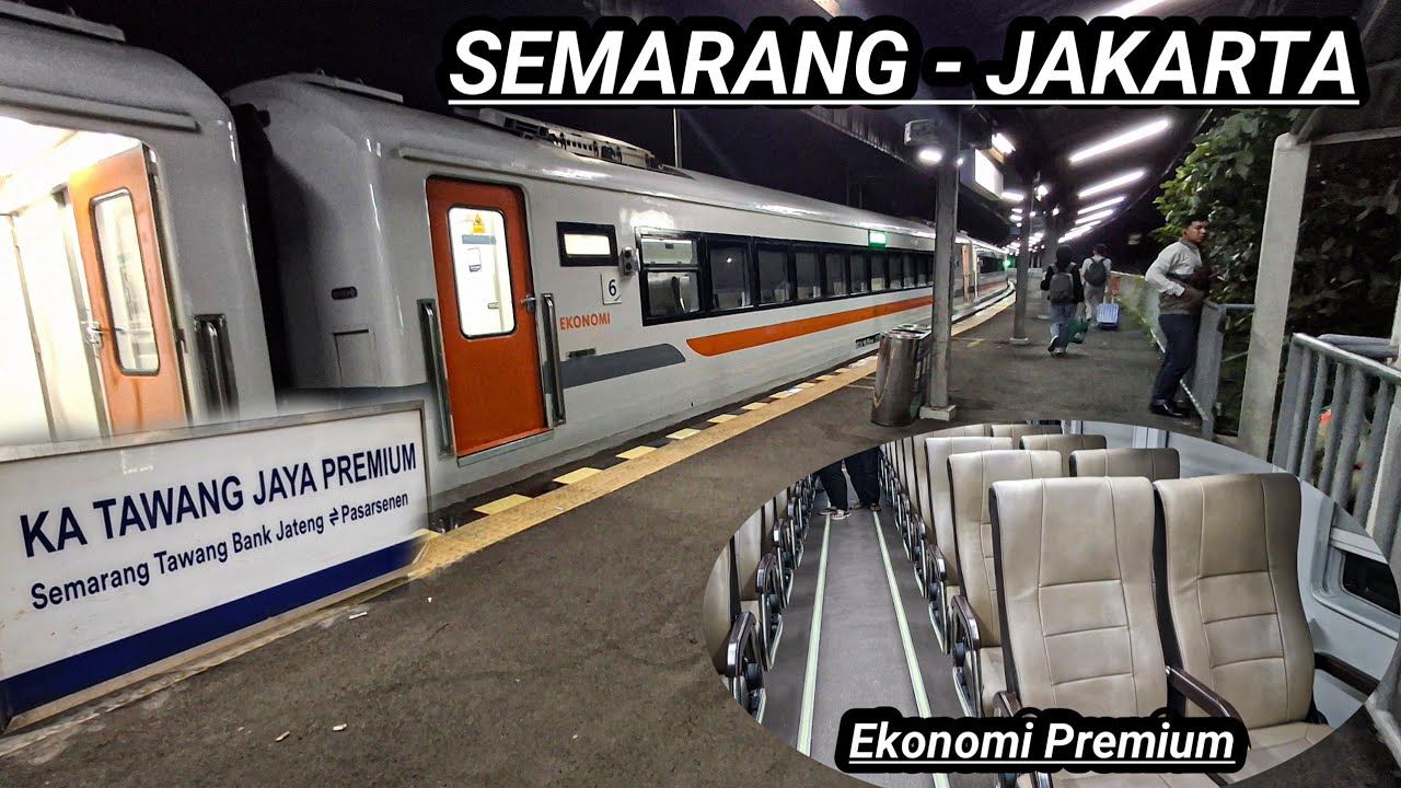 MENCOBA KEMBALI NAIK KERETA TAWANG JAYA PREMIUM ‼️ SANGAT  NYAMAN UNTUK KELAS EKONOMI