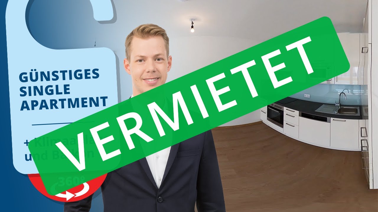Miete: Remystraße 35 TOP 68 : ca. 38 qm, 2 Zimmer + Balkon 360°Grad Besichtigung
