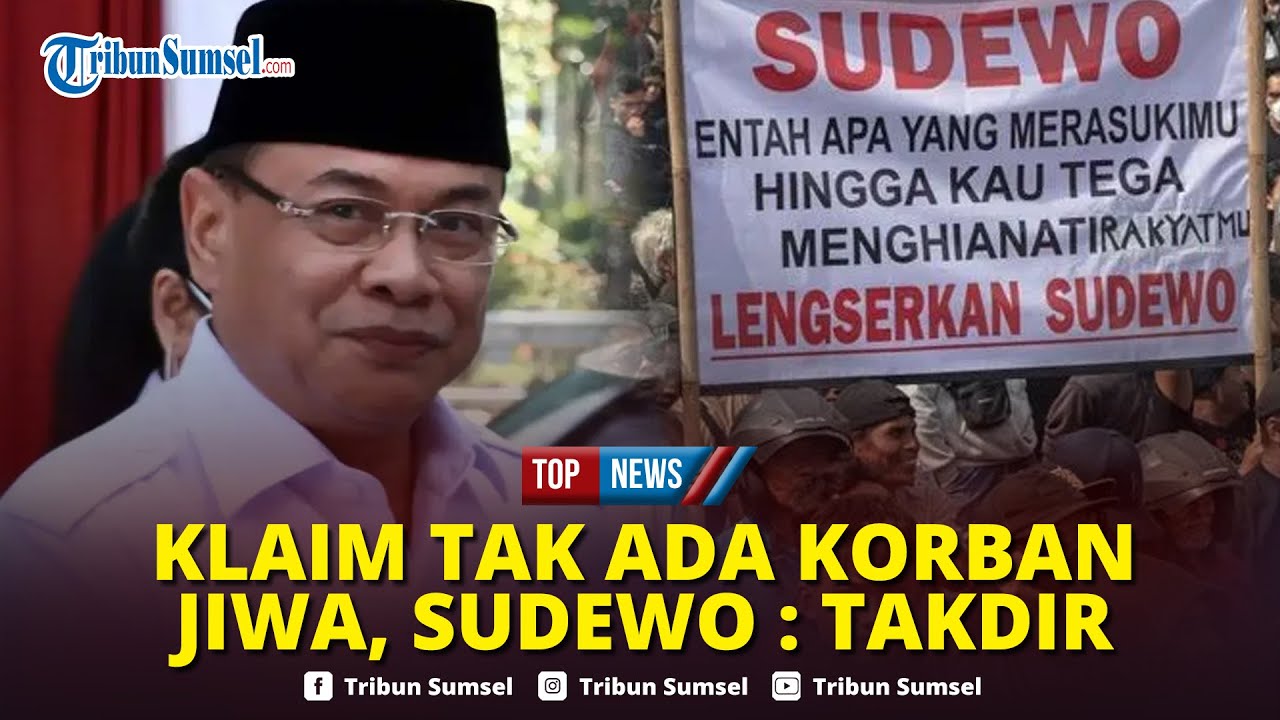 🔴Respons Bupati Sudewo soal Korban Kericuhan Demo di Pati: Itu Takdir Lah, Kita Gak Bisa Apa-apa