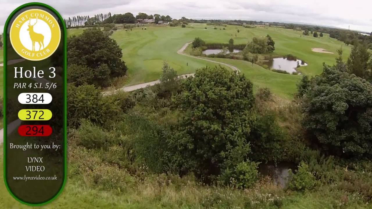 Hart Common Golf Club - Hole 3 Flyover