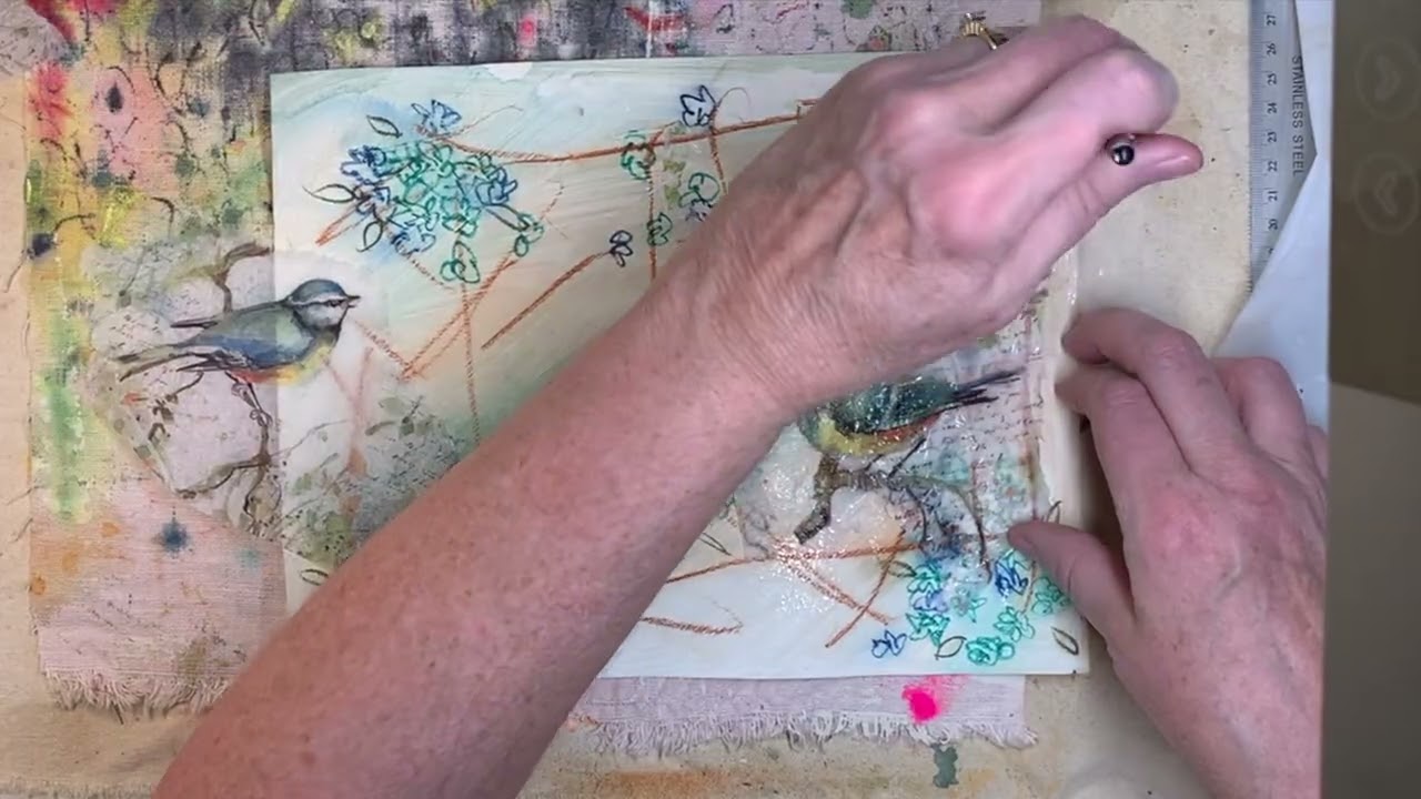 #5 Noah's Ark Journal -Distress Oxide check and Decoupage!