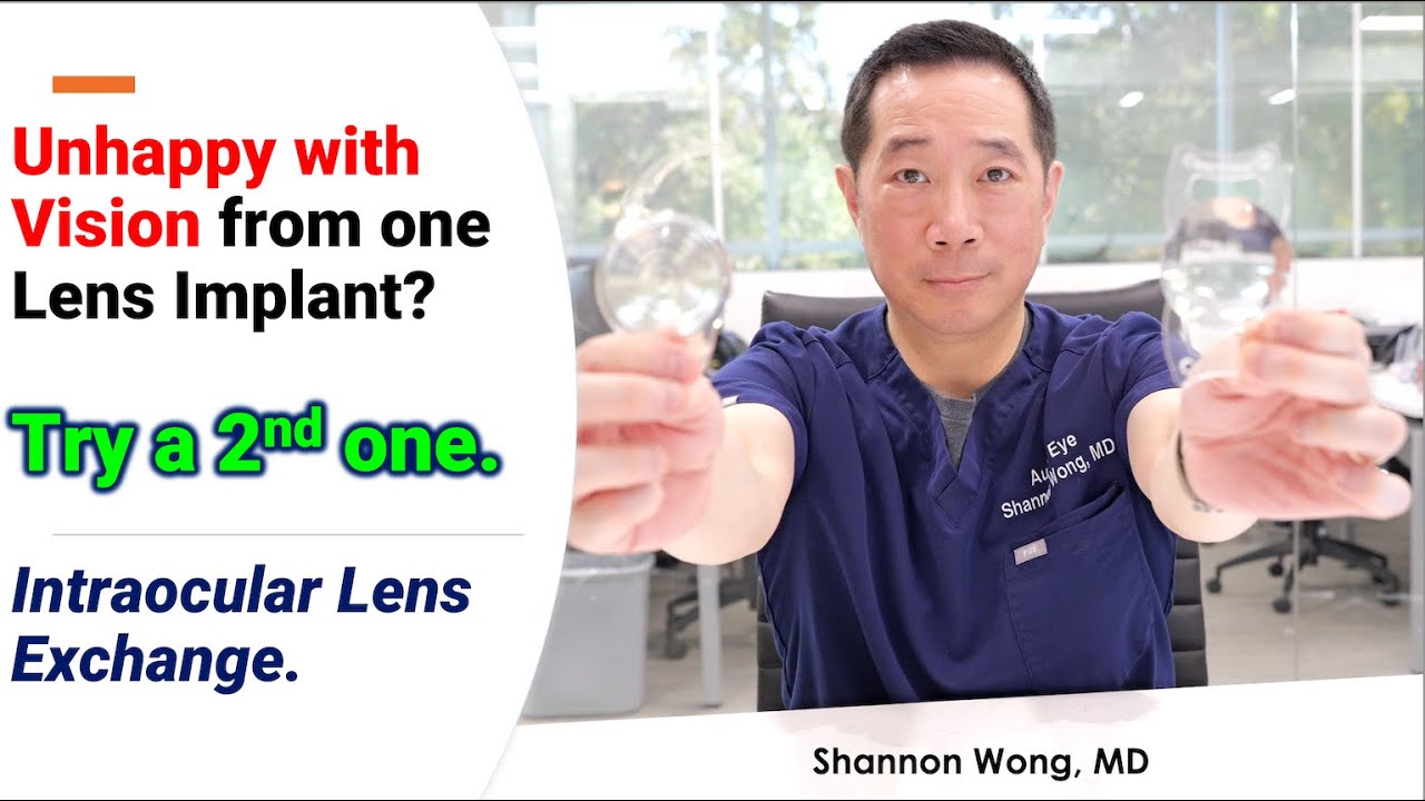 ClearView 3 lens patient unhappy w/reading vision helped with intraocular lens exchange  w/Odyssey.