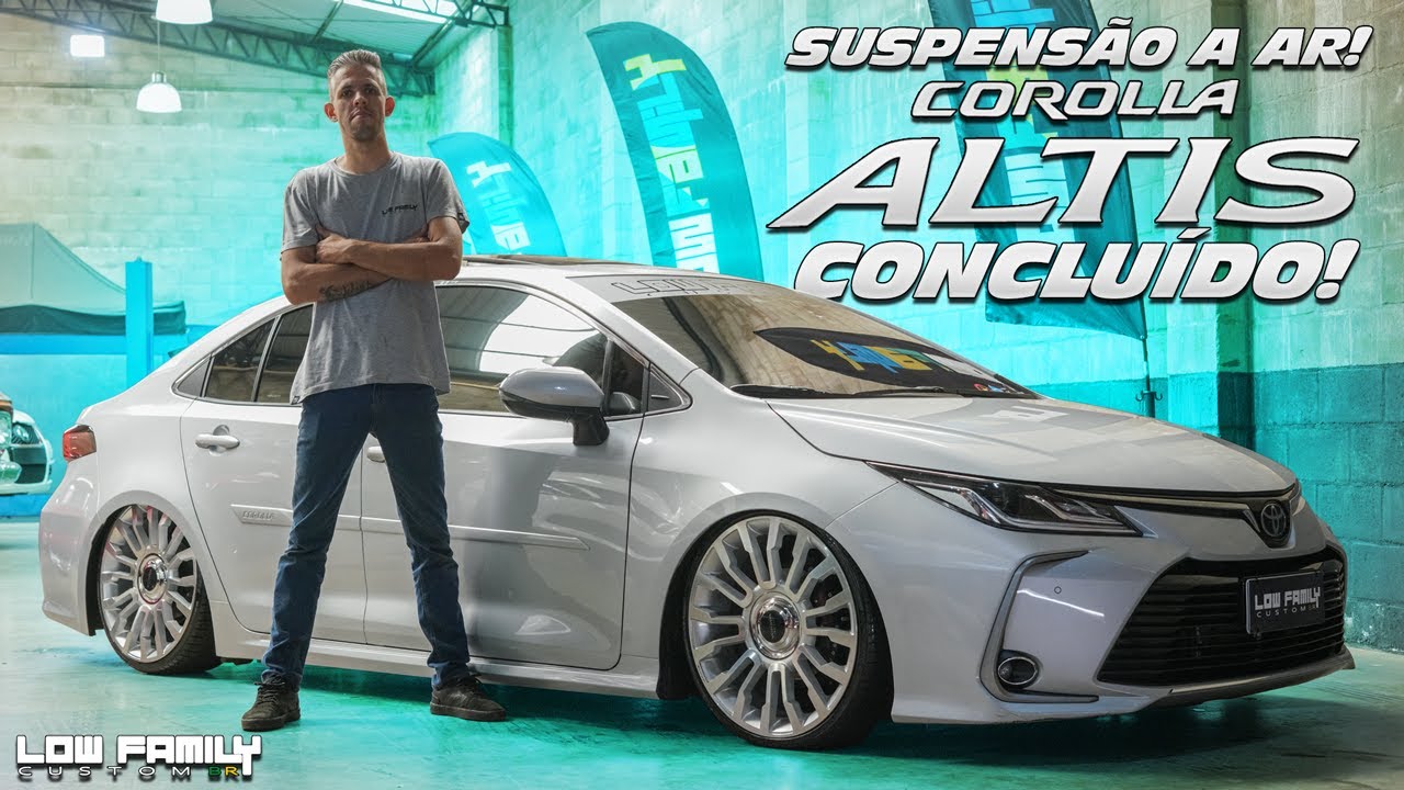 COROLLA ALTIS SUSPENSÃO AR + PORTA MALAS COM SUB! EP.63