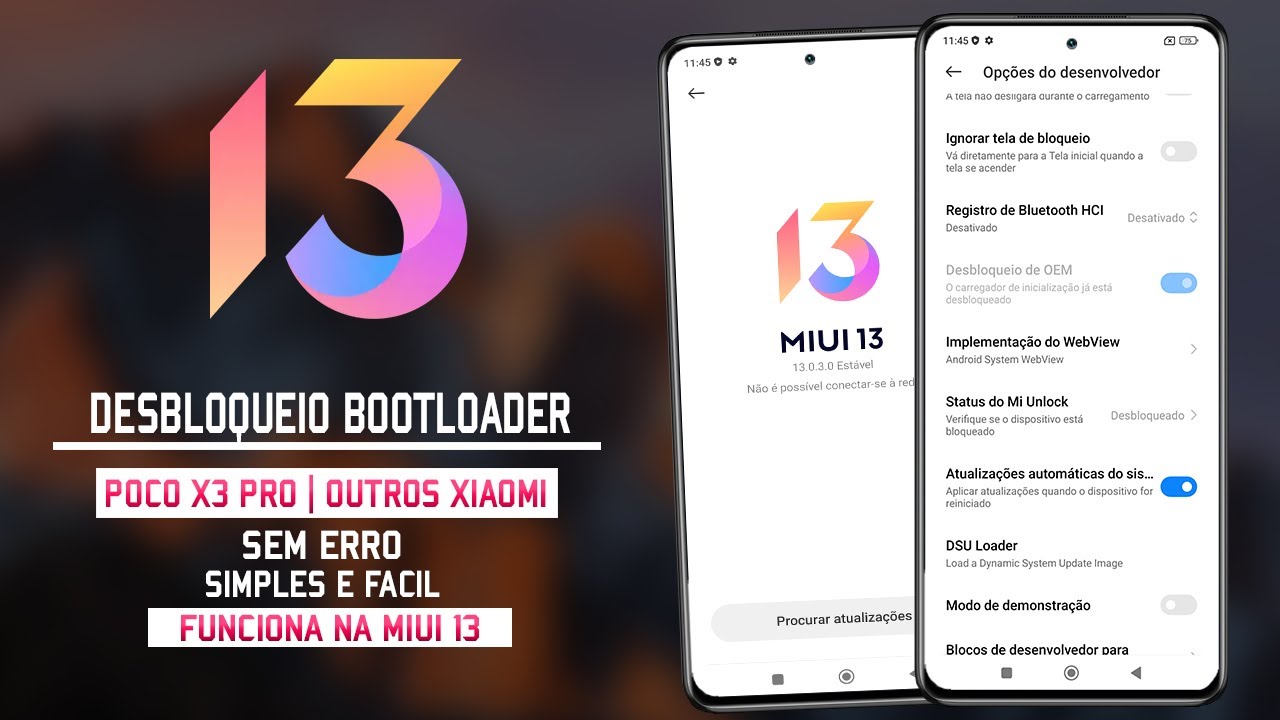 📱 MUITO FACIL!! Como DESBLOQUEAR BOOTLOADER do seu xiaomi | Poco X3 Pro | MIUI 13