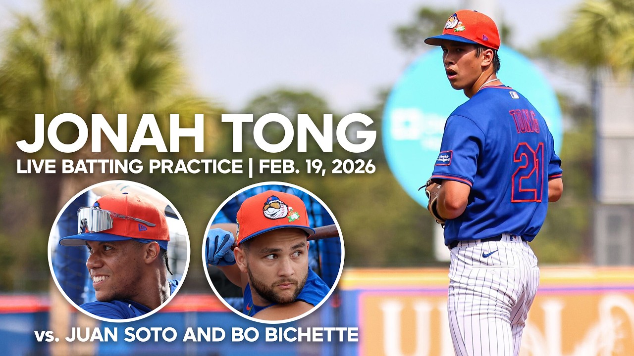 Jonah Tong Faces Off with Juan Soto, Bo Bichette, and More in Live At-Bats