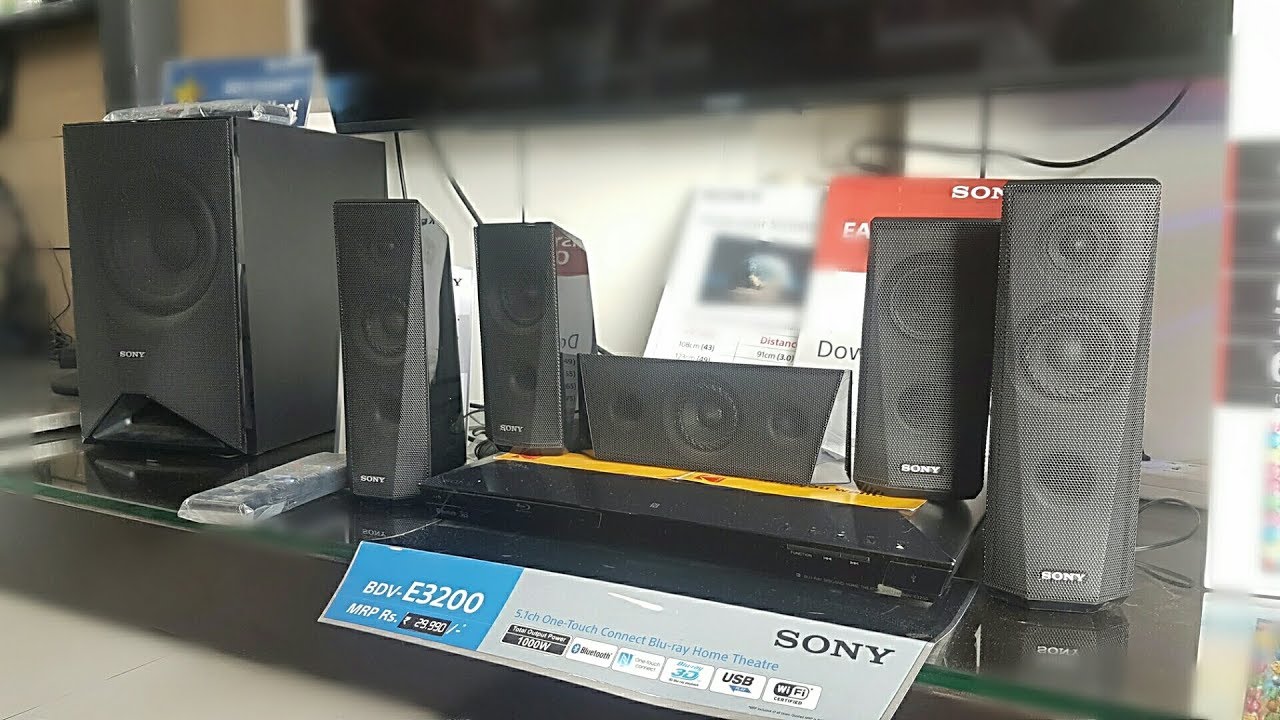 Sony BDV-E3200 3D BLUE REY 5.1 HOME THEATRE FULL REVIEW/SOUND TEST 