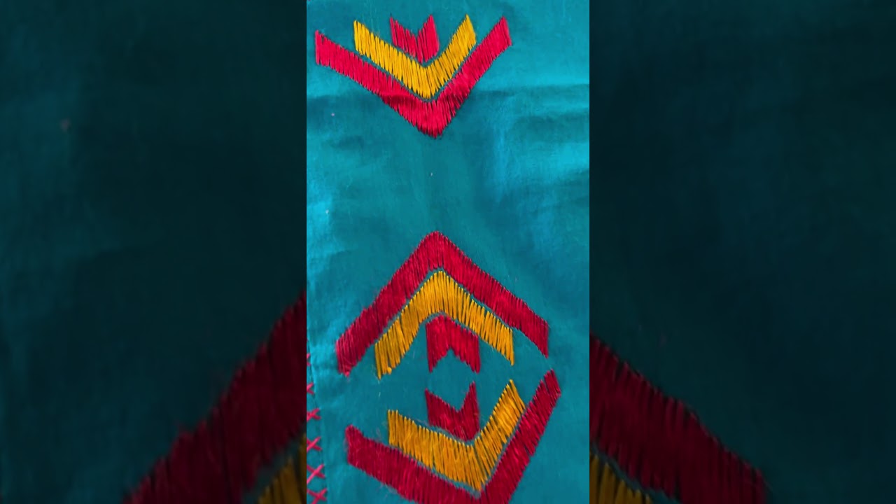 Hand made phulkari duptta