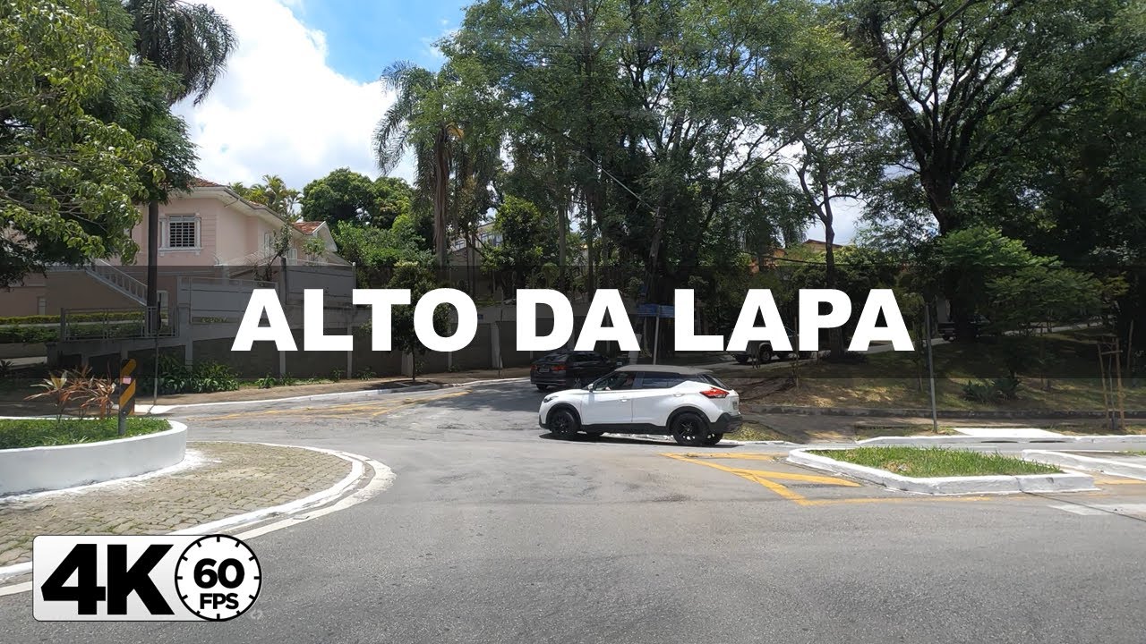 [4K60fps] Driving Alto da Lapa Sao Paulo Brazil -MT4K-