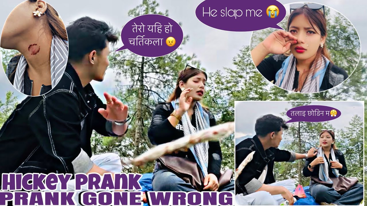 she prank on me again 😤|| i lost my control and slap her👋|| hinckey prank gone wrong 