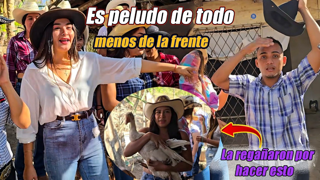 Llegamos a casa de Lucy, donde estaremos con su familia.