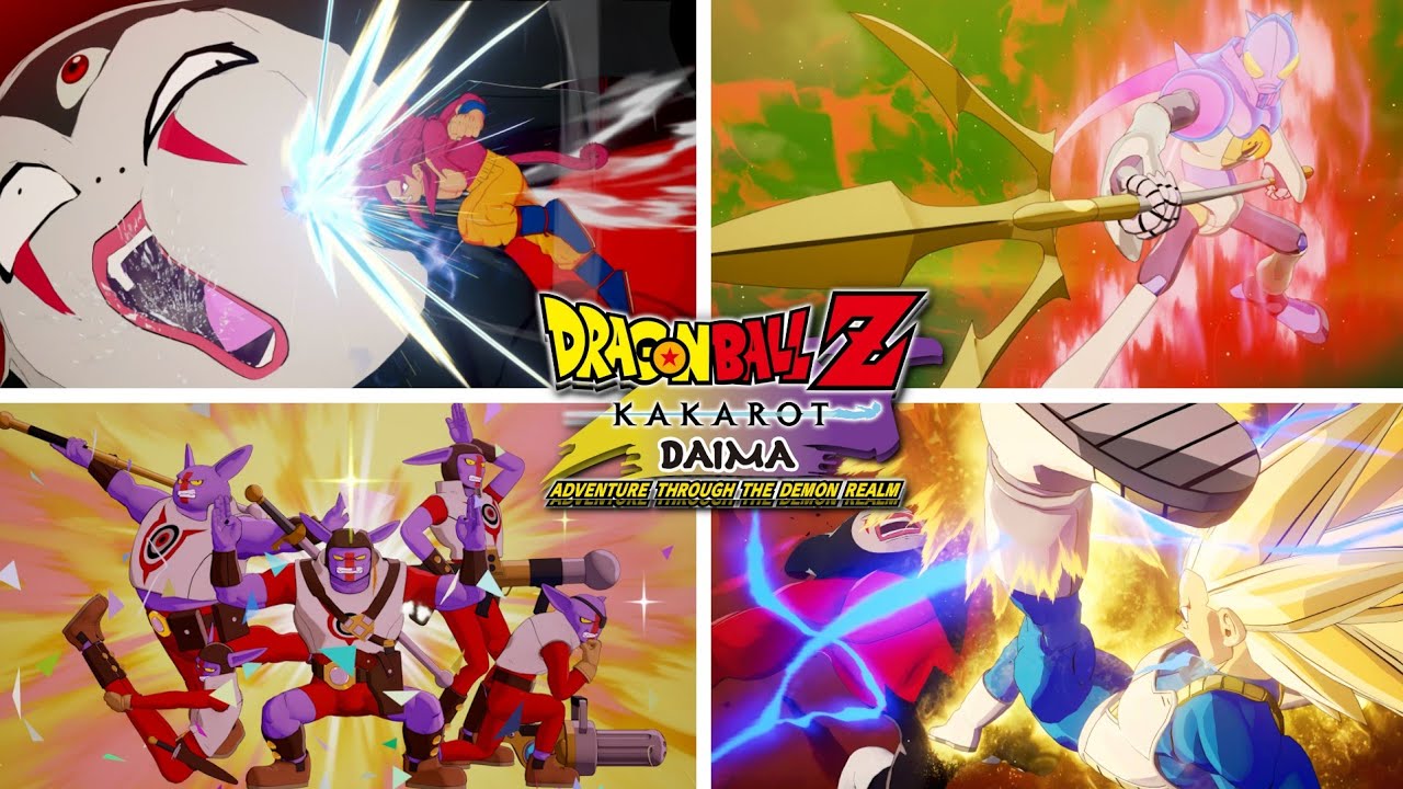 Dragon Ball Z Kakarot DAIMA All Bosses & Ending (4K 60FPS)