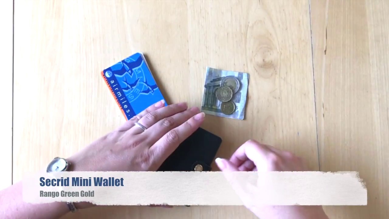 Secrid Mini Wallet - Rango Green Gold (WINACTIE!)