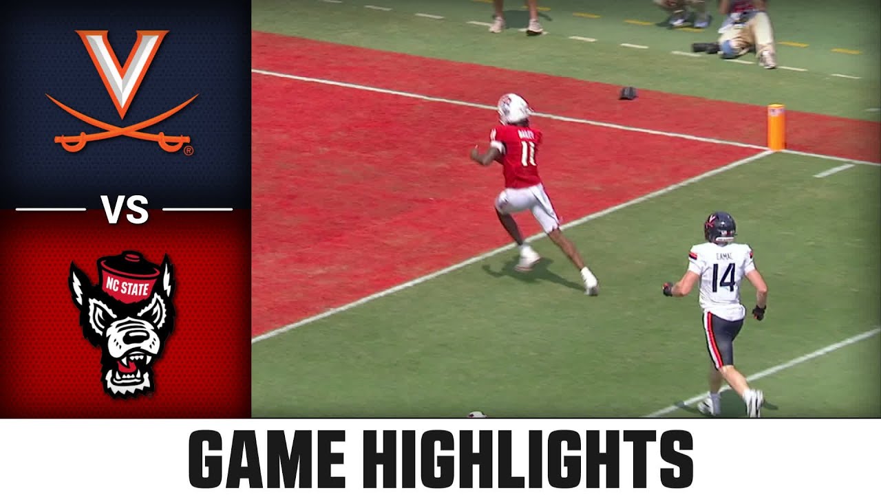 Virginia vs NC State Game Highlights | 2025 ACC Football