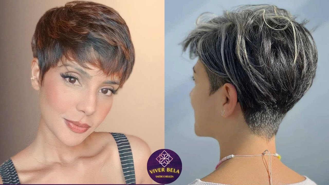 10 MELHORES CORTE DE CABELO PARA MULHERES +50 ANOS CABELO CURTO FEMININO 2024