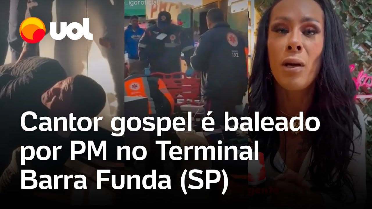 Cantor gospel João Igor é baleado por policial dentro do Terminal Barra Funda, em São Paulo; vídeo