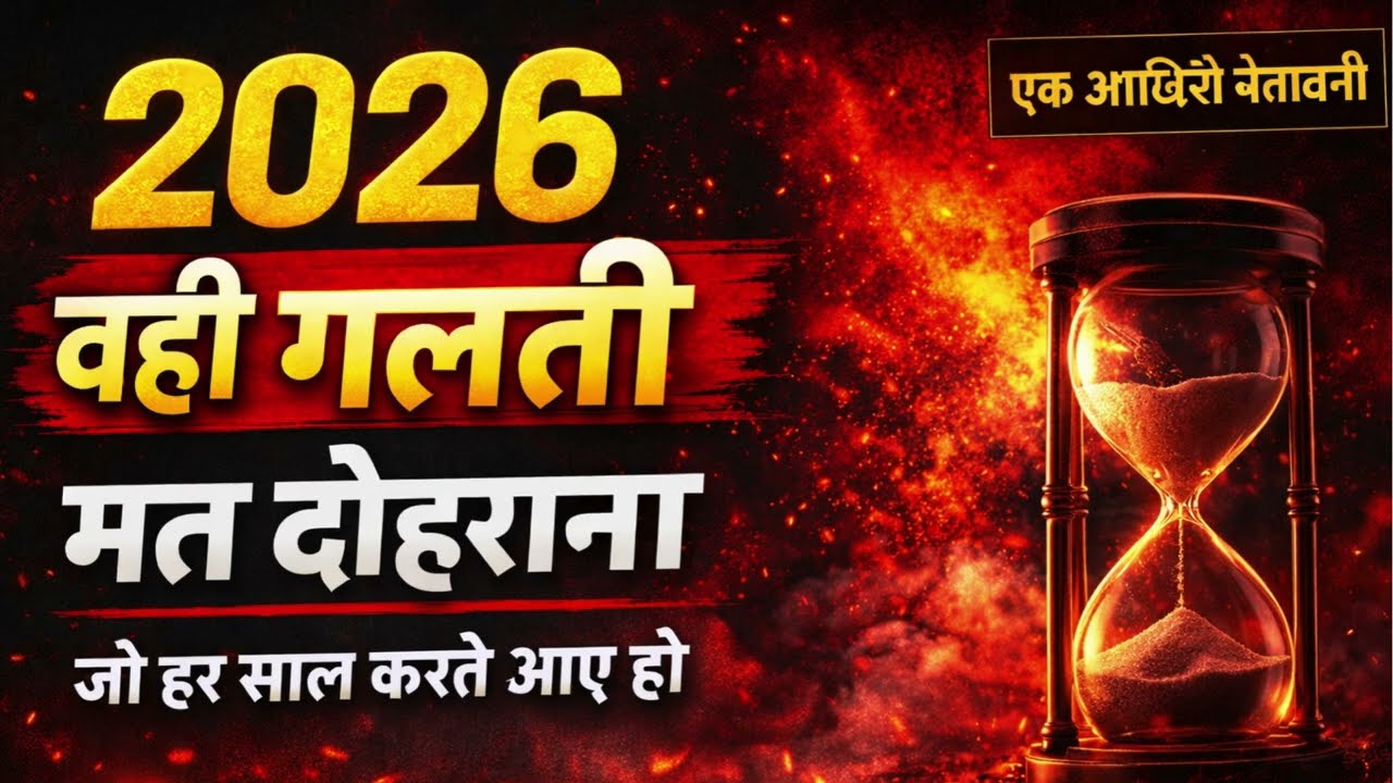 2026 में वही गलती मत दोहराना जो हर साल करते आए हो | Brutal Motivation