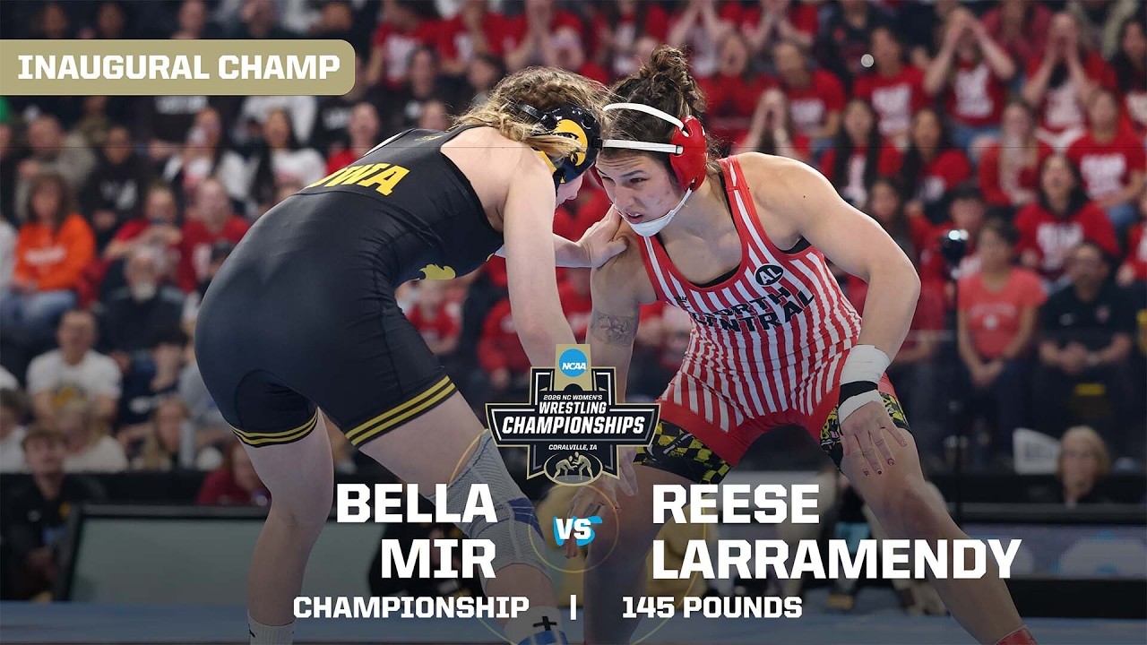 Bella Mir vs. Reese Larramendy: 2026 NCAA women's wrestling championships (145 lbs.)