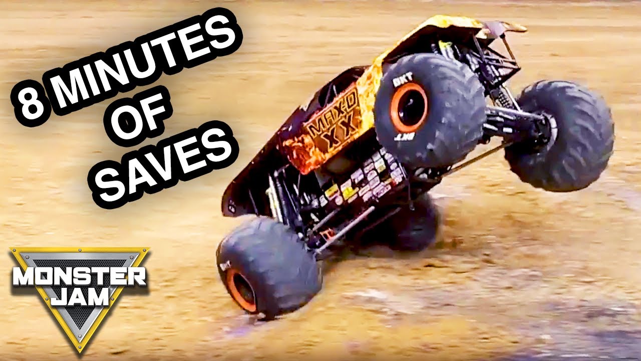 8 Minutes of Jaw-Dropping Monster Jam Saves | Monster Jam