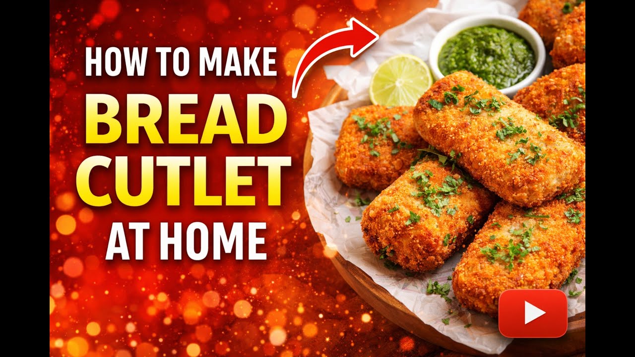 HOW TO MAKE BREAD CUTLET AT HOME IN EASY STEP'S