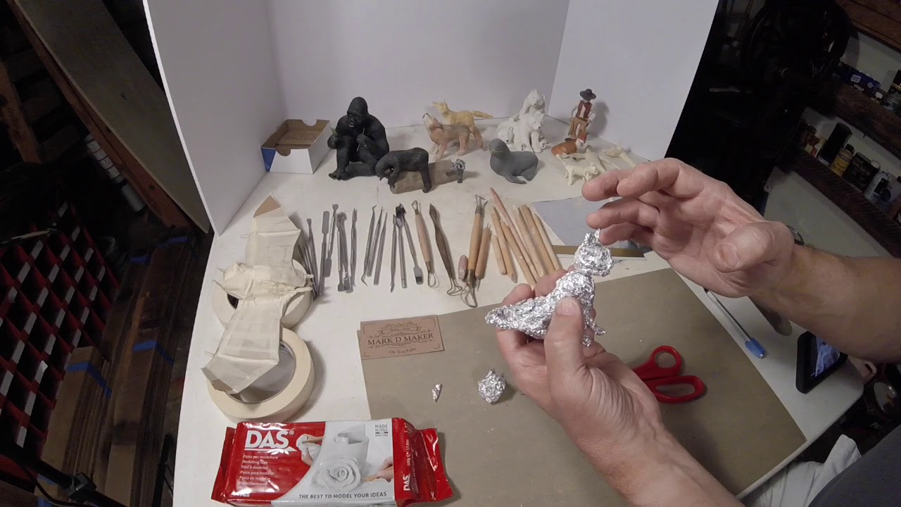 Air dry clay sculpture part 1