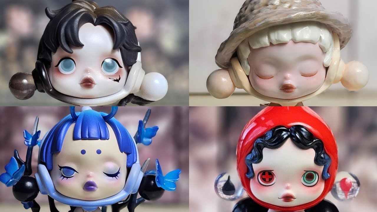 ⚜️ Pop Mart Skullpanda Blind Box Cases | Compilation!