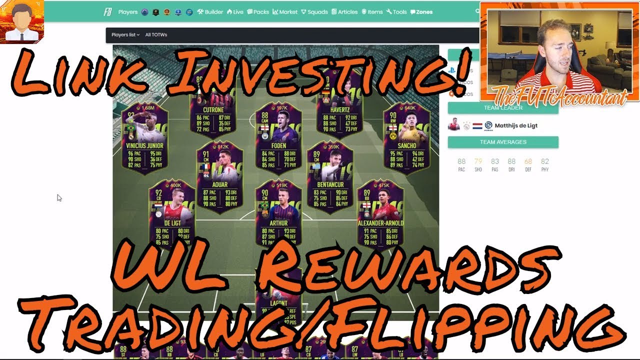 Investing in Future Stars Cards! Link Investing! WL Rewards Trading/Flipping FIFA 19 Ultimate Team