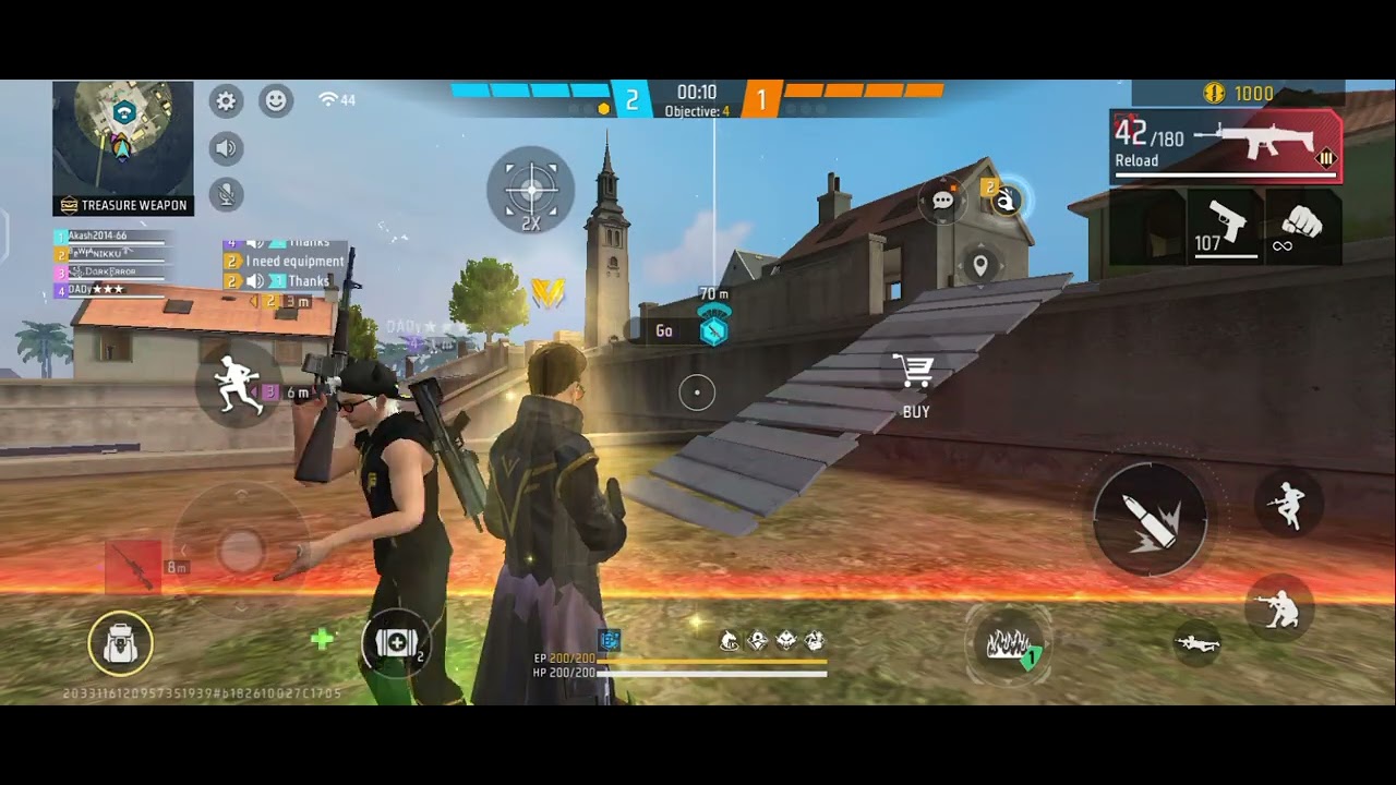 # free fire cs rank team win Booyah💪