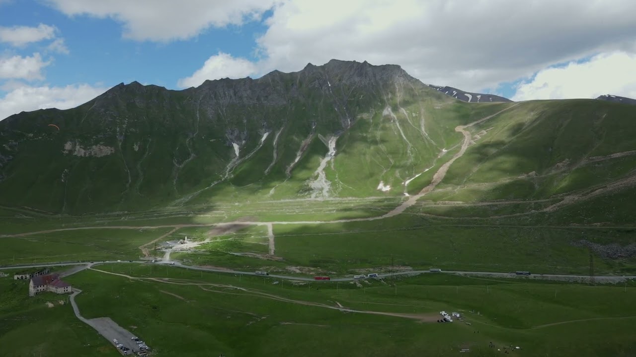 Georgia's Alpine Allure: Aerial Drone Expedition of Mountainside Majesty 🏞️🚁 | Southern Gem