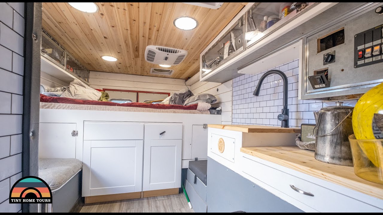 Off Grid Overland Ambulance Tiny House - Retired Fireman's Dream Rig