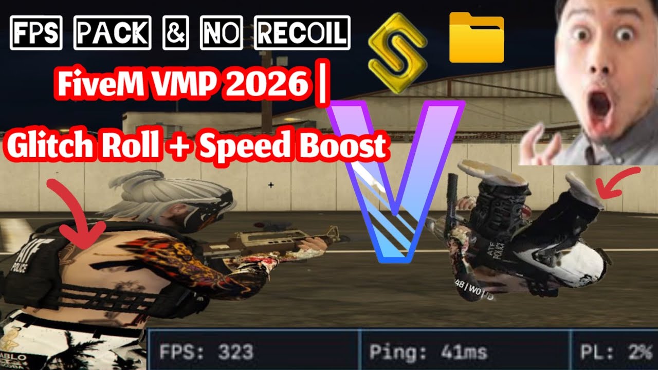 FiveM VMP 2026 | Glitch Roll + Speed Boost 🔥 FPS Pack & No Recoil تمام آموزش‌های (کامل و کاربردی)