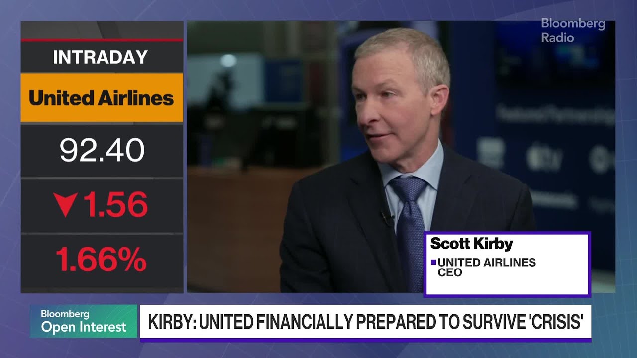 United Airlines CEO Says Prices Would Need to Rise 20% if Oil Stays High (Full Interview)
