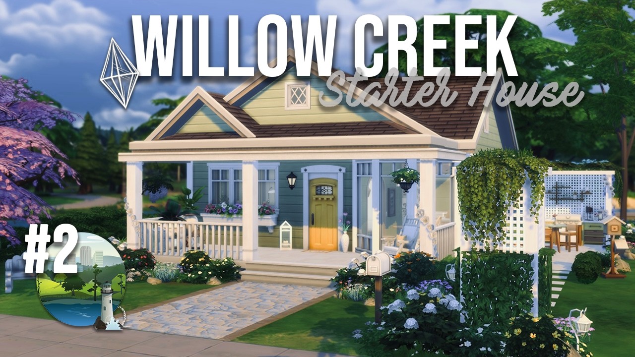 Speed Build / Série Starter House #2 "Willow Creek" - The Sims 4