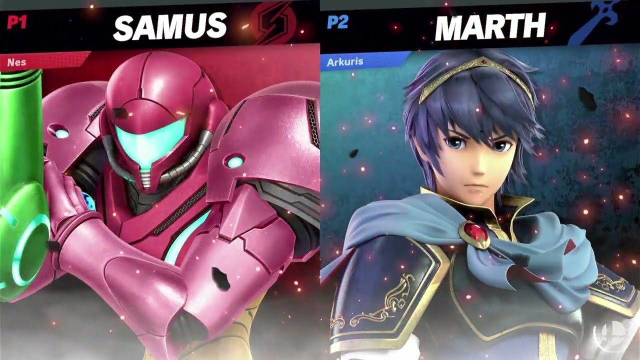 Nes (Samus) vs Arkuris (Marth) - Pool C LR2 - Blazing Battlefield #7