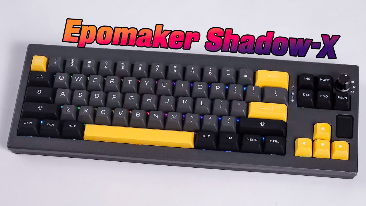 Đánh giá Epomaker Shadow-X: FRL, có NÚM, có MÀN HÌNH, có đủ thứ mà chỉ hơn 2 củ !!!