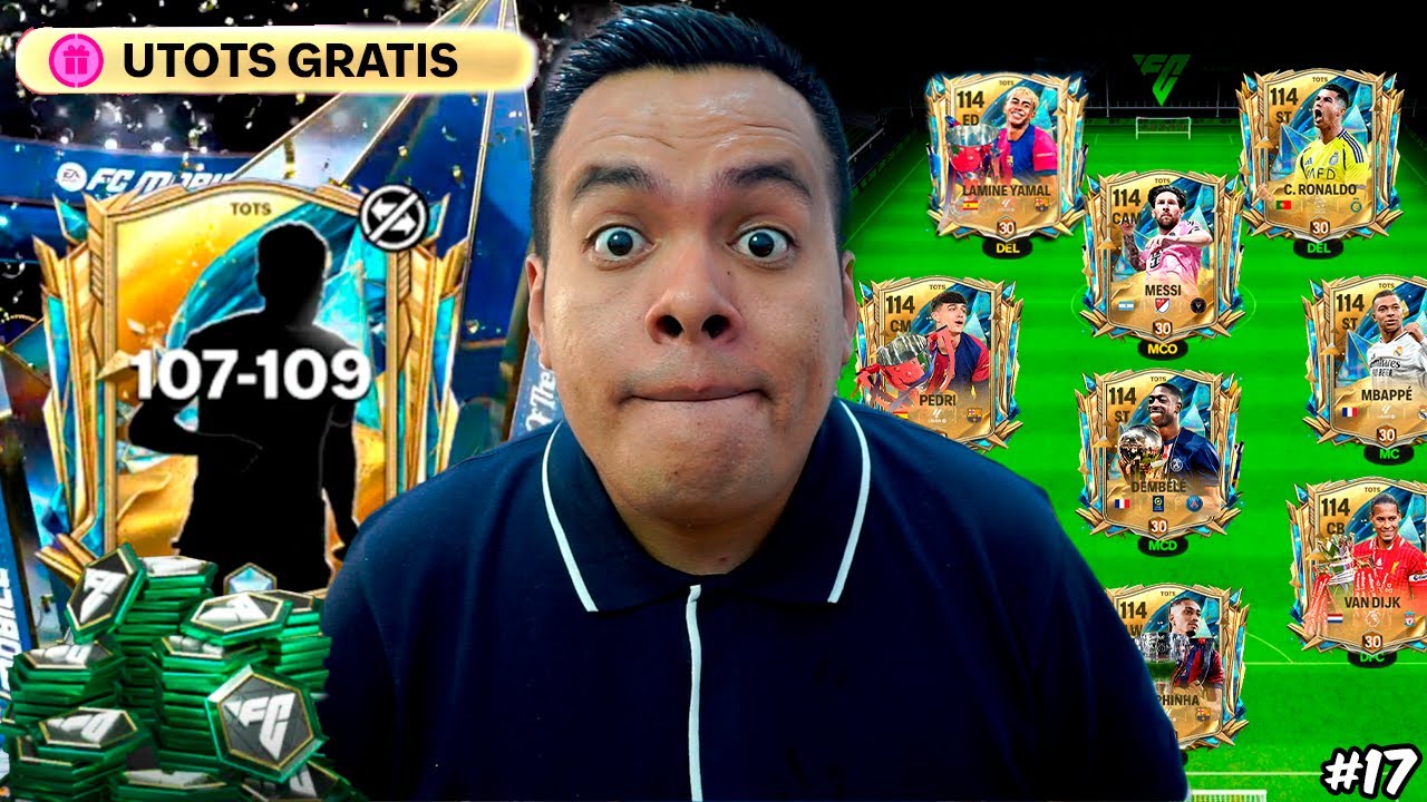 🎁 REGALANDO SOBRES con UTOTS ASEGURADOS a SUSCRIPTORES en FC Mobile #17